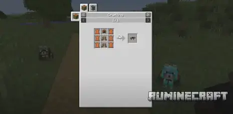 Крафт на броню из мода Wolf Armor and Storage Legacy