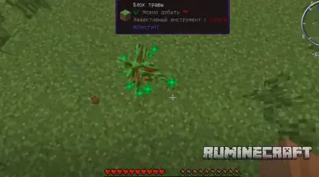 Процесс роста дуба благодаря прыжкам вокруг него с модом Tree Growing Simulator