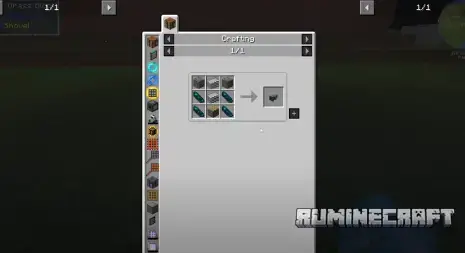 Крафт на блок всплеска душ из мода Industrial Foregoing Souls