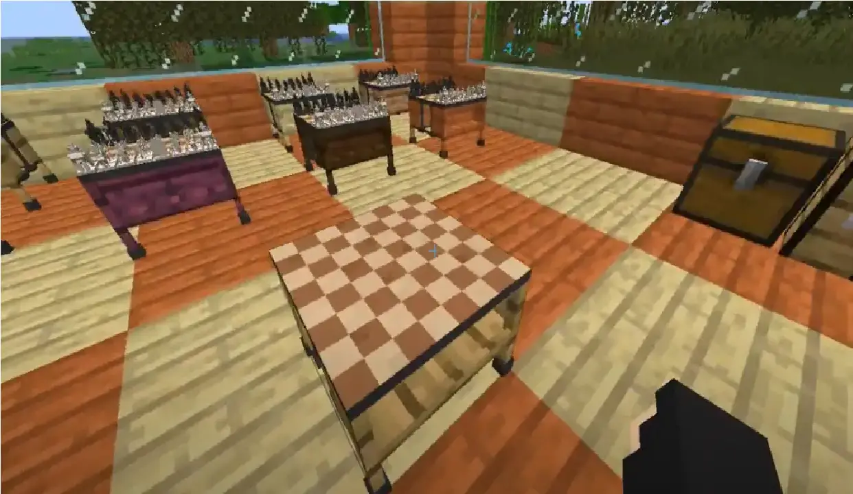 Шахматная доска из мода Table Top Craft