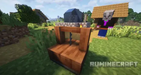 Процесс работы лесопилки из мода Sawmill