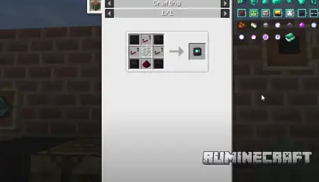 Крафт на предмет из мода Deep Mob Learning