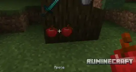 Возможность размещения еды на дереве с модом Plonk