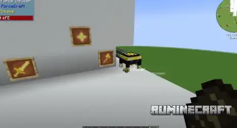 Новый блок из мода ForceCraft