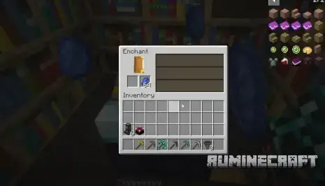 Предметы в чародейном столе с модом Easy Magic