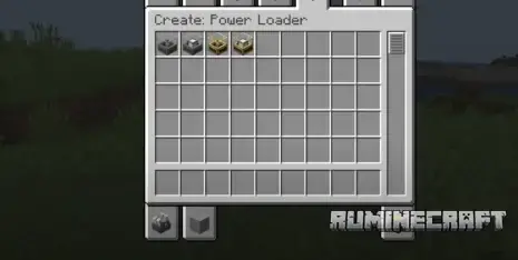 Предметы из мода Create Power Loader