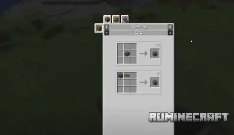 Крафт на блок из мода Create Power Loader