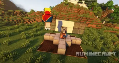 Процесс постройки радара из мода Create Radars