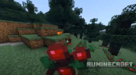 Процесс употребления ягод из мода Berry Good